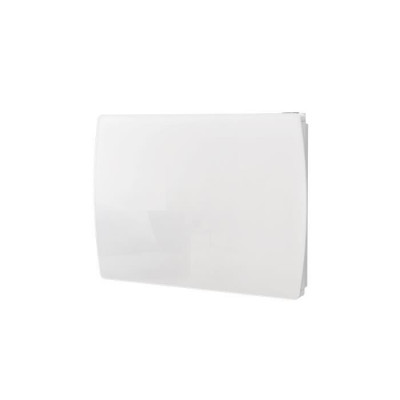 Radiateur électrique fixe a inertie seche céramique 1000W OCEANIC Rubis - Façade verre - Blanc - NF