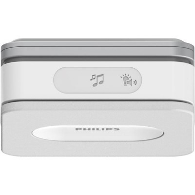 Sonnette sans fil Philips - Welcome Bell 300 Basic - Portée 300m - 4 sonneries haute qualité