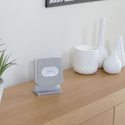Sonnette sans fil Philips - Welcome Bell 300 Basic - Portée 300m - 4 sonneries haute qualité