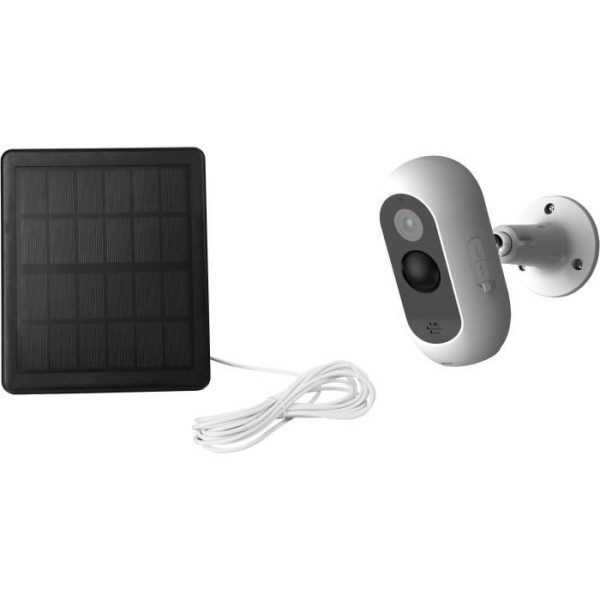 Caméra solaire Wi-Fi - LINK2HOME - HD 1080P, angle 110, vision nocturne