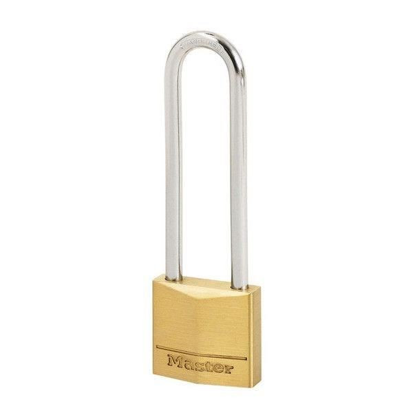 MASTERLOCK Cadenas laiton 30mm anse 64mm double verrouillage