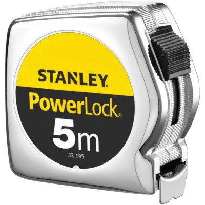 Mesure - STANLEY - 1-33-195 - 5 m x 25 mm - Powerlock Classic ABS