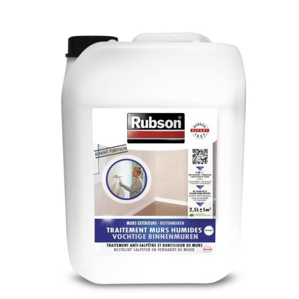 RUBSON Traitement murs Humides intérieurs incolore 2,5 L