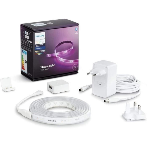 Hue Ambiance White  Color - PHILIPS - Indoor LightStrips Plus - 2 m - Bluetooth