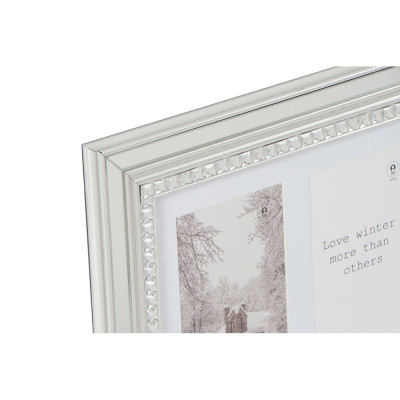 Cadre photo DKD Home Decor Luxury Argenté Doré Traditionnel (46,5 x 2 x 28,5 cm) (2 Unités)