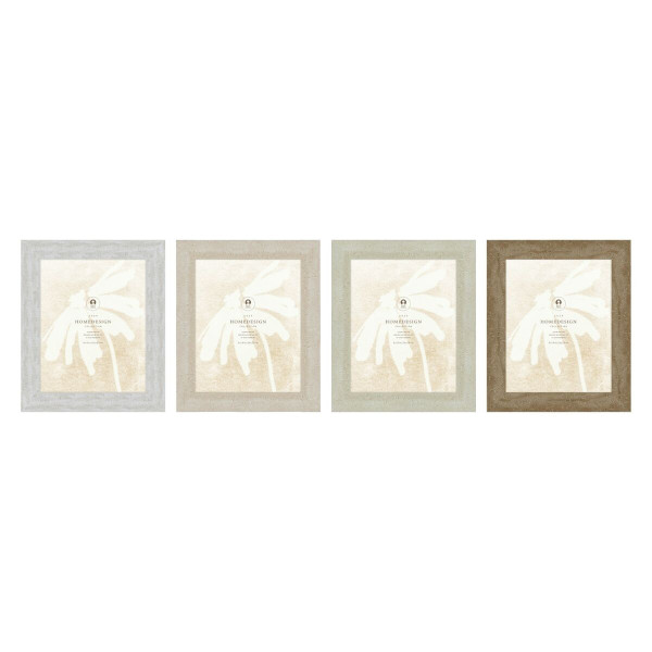 Cadre photo Home ESPRIT Blanc Beige Verre polystyrène Marbre Scandinave 26 x 2 x 31 cm (4 Unités)