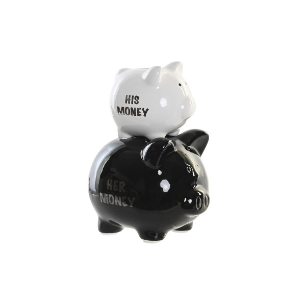 Tirelire DKD Home Decor Dolomite Enfant Moderne Cochon 15 x 13 x 21 cm