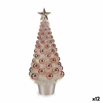 Figurine Décorative Sapin de Noël Rose polypropylène PET 21,5 x 51 x 21,5 cm (12 Unités) Figurine Décorative Sapin de Noël Rose polypropylène PET 21,5 x 51 x 21,5 cm (12 Unités)