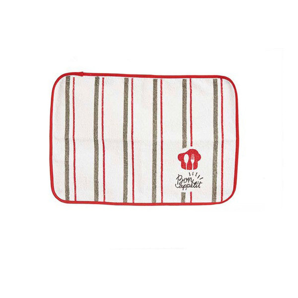 Set de table Bon Apetit Rouge Blanc 33 x 0,3 x 48 cm