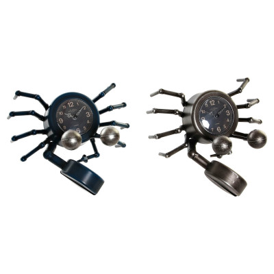 Horloge de table DKD Home Decor Animal Fer (2 pcs) (23 x 22 x 14 cm) Horloge de table DKD Home Decor Animal Fer (2 pcs) (23 x 22 x 14 cm)