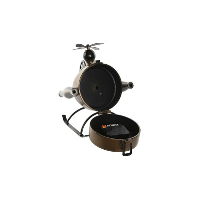 Horloge de table Home ESPRIT Noir Doré PVC Métal Loft 18 x 23 x 24 cm (2 Unités) Horloge de table Home ESPRIT Noir Doré PVC Métal Loft 18 x 23 x 24 cm (2 Unités)