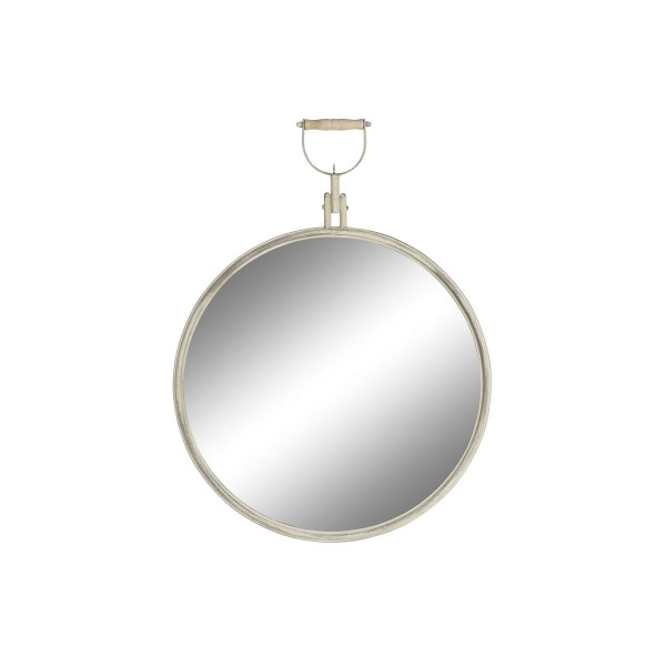 Miroir mural DKD Home Decor 59 x 3 x 78 cm Verre Métal Blanc Vintage