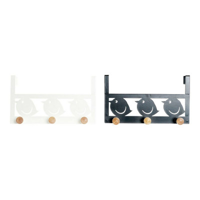 Porte-manteaux pour portes DKD Home Decor 8424001835553 Oiseaux Blanc Noir Métal Bois MDF 28,5 x 9,5 x 16 cm (2 Unités) Porte-manteaux pour portes DKD Home Decor 8424001835553 Oiseaux Blanc Noir Métal Bois MDF 28,5 x 9,5 x 16 cm (2 Unités)