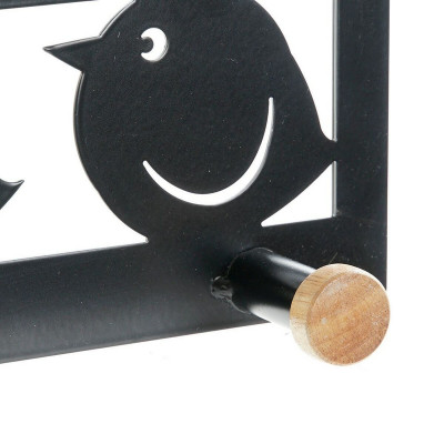 Porte-manteaux pour portes DKD Home Decor 8424001835553 Oiseaux Blanc Noir Métal Bois MDF 28,5 x 9,5 x 16 cm (2 Unités) Porte-manteaux pour portes DKD Home Decor 8424001835553 Oiseaux Blanc Noir Métal Bois MDF 28,5 x 9,5 x 16 cm (2 Unités)