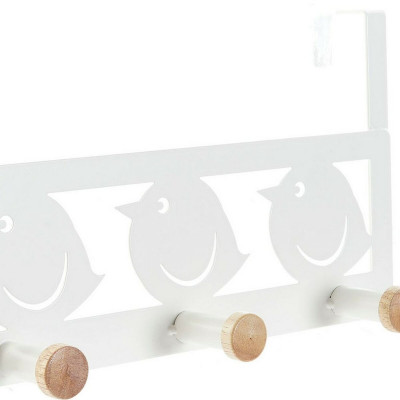 Porte-manteaux pour portes DKD Home Decor 8424001835553 Oiseaux Blanc Noir Métal Bois MDF 28,5 x 9,5 x 16 cm (2 Unités) Porte-manteaux pour portes DKD Home Decor 8424001835553 Oiseaux Blanc Noir Métal Bois MDF 28,5 x 9,5 x 16 cm (2 Unités)