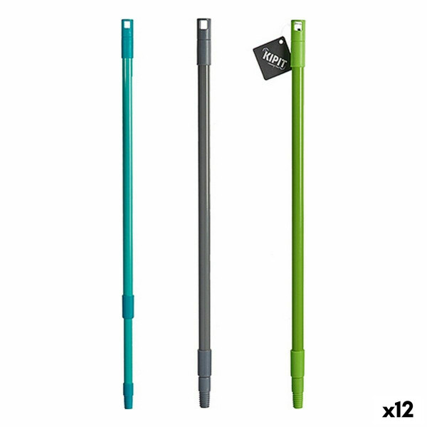 Manche à balai Extensible Métal Plastique 120 cm (12 Unités)