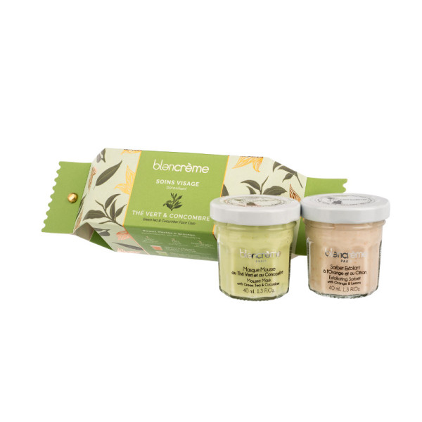 Soin visage duo - Thé Vert  Concombre