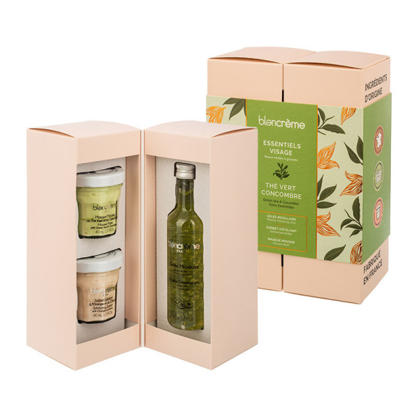 Trio Essentiels pour le visage - Thé Vert  Concombre