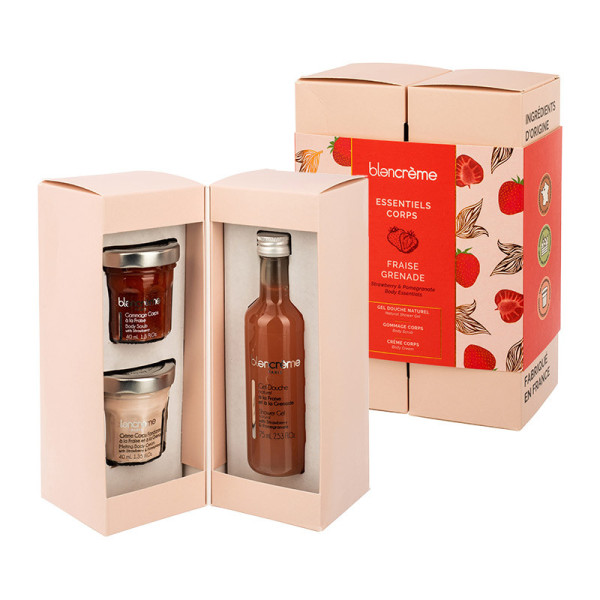 Trio Essentiels pour le corps - Fraise  Grenade