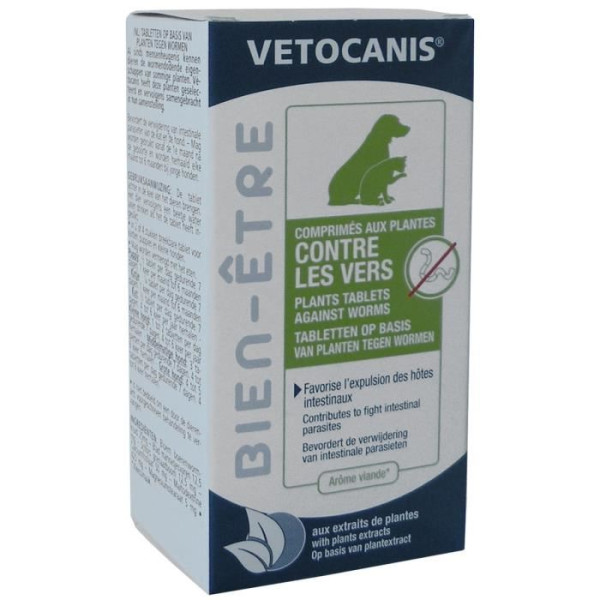 VETOCANIS Comprimés contre les vers - Pour chien et chat
