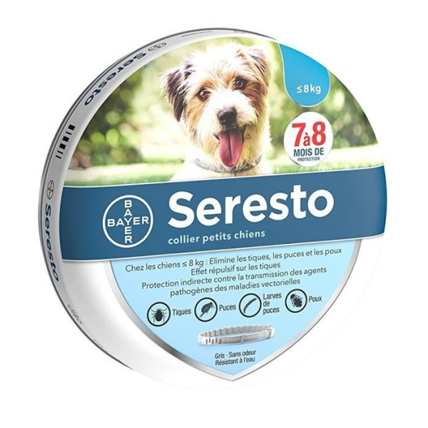 SERESTO Collier antiparasitaire - Pour petit chien