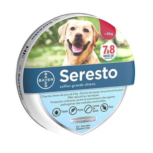 SERESTO Collier antiparasitaire - Pour grand chien
