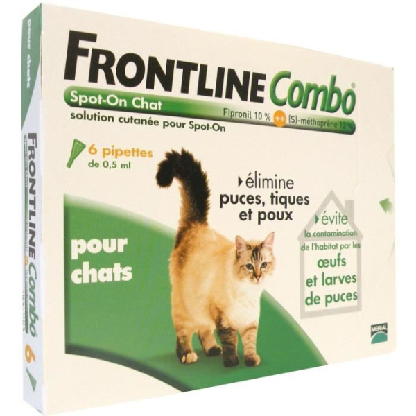 FRONTLINE 6 pipettes Combo - Pour chat