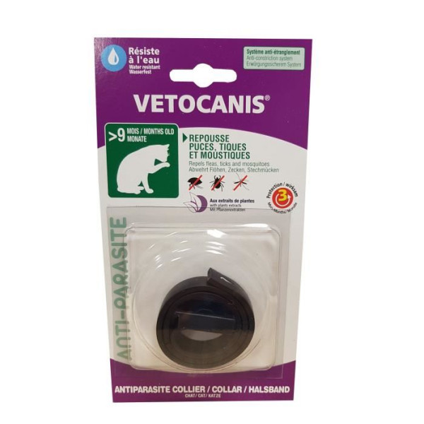 VETOCANIS COLLIER ANTIPARASITAIRE CHAT