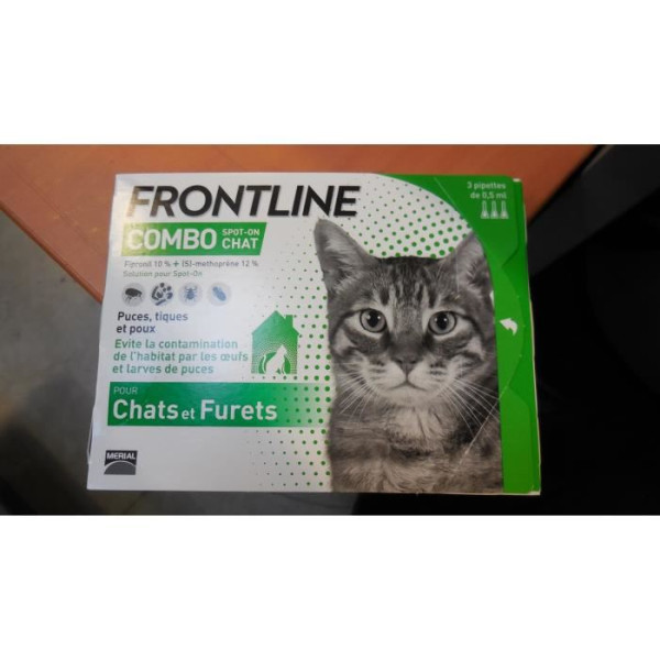 FRONTLINE 3 pipettes Combo - Pour chat