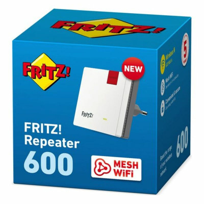 Point d'Accès Répéteur Fritz 20002885 2.4 GHz 600 Mbps Blanc