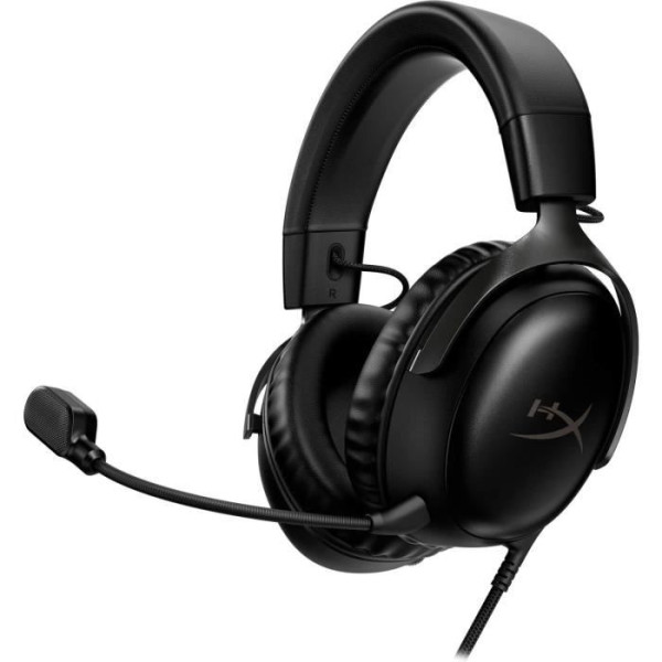 Casque Gamer Filaire - HyperX Cloud III - pour PC  console - Noir