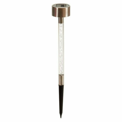 Lampe solaire Balise Argenté Transparent Acier inoxydable Plastique (24 Unités)