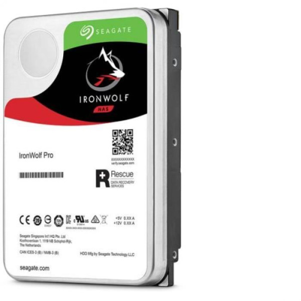 SEAGATE Disque dur IronWolf ST8000VN004 - 3.5" Interne - 8 To - SATA (SATA/600) - 7200trs/mn - Buffer 256 Mo