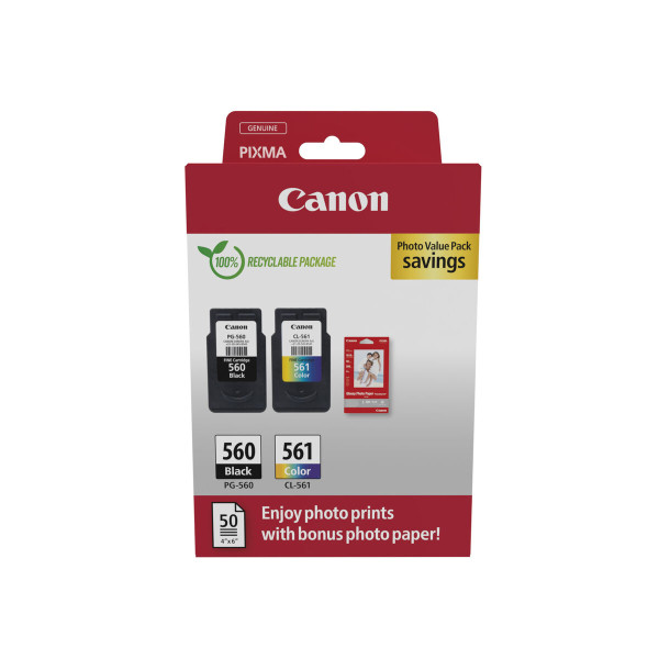 Cartouche d'encre originale Canon 3713C008 Noir/Cyan/Magenta/Jaune