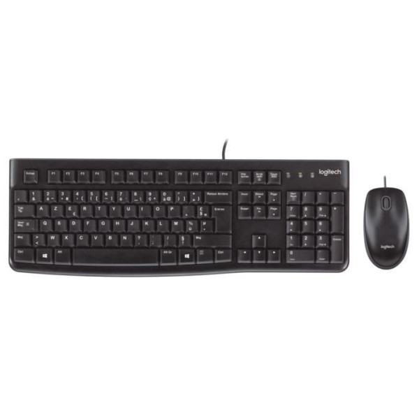 LOGITECH Pack clavier-souris filaire - MK120