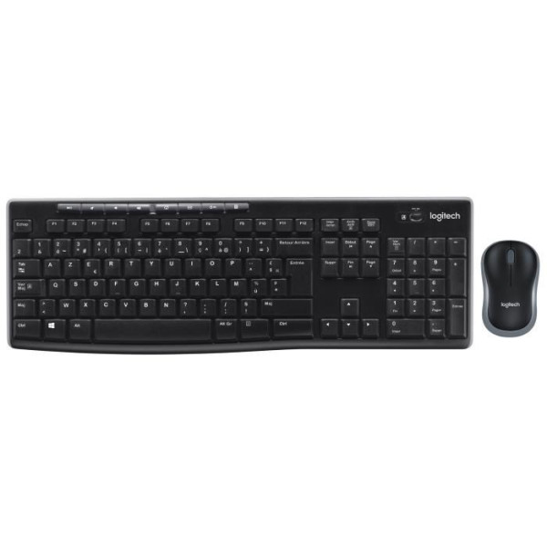 LOGITECH Ensemble Clavier Souris MK270 - Sans Fil - AZERTY
