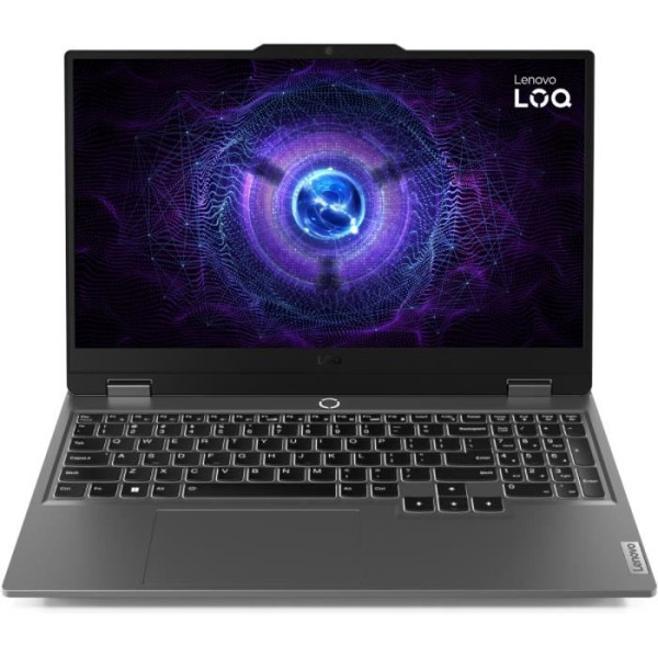 PC Portable Gamer LENOVO LOQ 15IAX9 | Sans Windows - 15'' FHD 144hz - Core i5-12450HX - RTX4060 - RAM 24Go - SSD 512Go - AZERT
