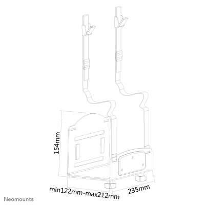 Support CPU Neomounts CPU-W100BLACK       