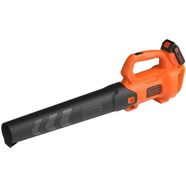 Souffleur axial sans fil BLACKDECKER BCBL200L-QW - 18V - 2Ah - Débit d'air de 580m3/h