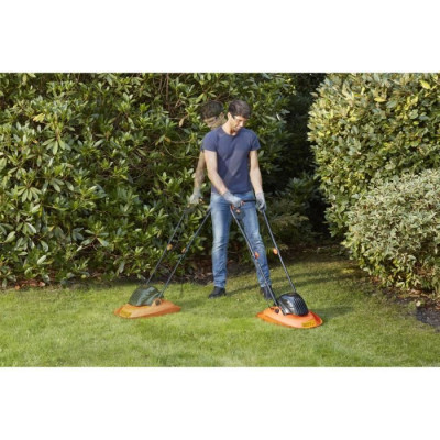 Tondeuse électrique sur coussin d'air 1200W 30cm de coupe BLACKDECKER BEMWH551-QS - 6 lames, 3 réglages de hauteur de coupe