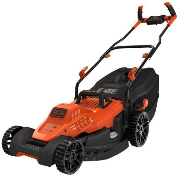 BLACKDECKER Tondeuse a Gazon Electrique Filaire 1800W BEMW481BH-QS 6 Hauteurs Réglables 20, 30, 40, 50, 60 et 70 mm