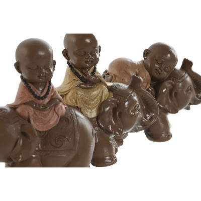 Figurine Décorative Home ESPRIT Marron Orange Corail Citron Résine Moine Oriental 13 x 6 x 12,5 cm (3 Unités) Figurine Décorative Home ESPRIT Marron Orange Corail Citron Résine Moine Oriental 13 x 6 x 12,5 cm (3 Unités)