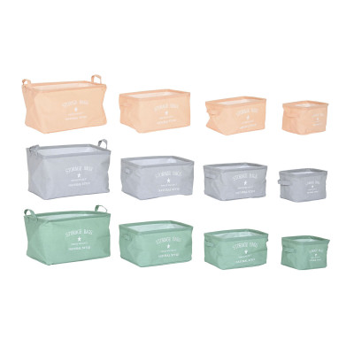 Set de basket DKD Home Decor 39 x 27 x 24 cm Toile Moderne (3 Unités) Set de basket DKD Home Decor 39 x 27 x 24 cm Toile Moderne (3 Unités)