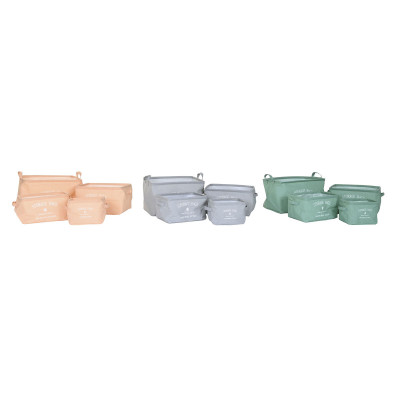 Set de basket DKD Home Decor 39 x 27 x 24 cm Toile Moderne (3 Unités) Set de basket DKD Home Decor 39 x 27 x 24 cm Toile Moderne (3 Unités)