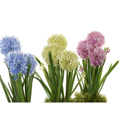 Plante décorative DKD Home Decor Mousse Bleu Rose Jaune polypropylène 15 x 15 x 30 cm (3 Pièces) Plante décorative DKD Home Decor Mousse Bleu Rose Jaune polypropylène 15 x 15 x 30 cm (3 Pièces)