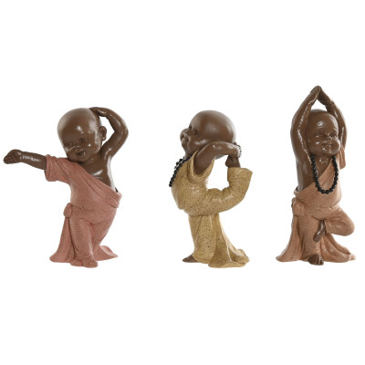 Figurine Décorative Home ESPRIT Orange Corail Citron Résine Moine Oriental 11,5 x 5,5 x 14,5 cm (3 Unités) Figurine Décorative Home ESPRIT Orange Corail Citron Résine Moine Oriental 11,5 x 5,5 x 14,5 cm (3 Unités)