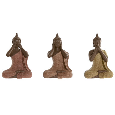 Figurine Décorative Home ESPRIT Orange Corail Citron Résine Buda Oriental 9 x 6 x 13 cm (3 Unités) Figurine Décorative Home ESPRIT Orange Corail Citron Résine Buda Oriental 9 x 6 x 13 cm (3 Unités)