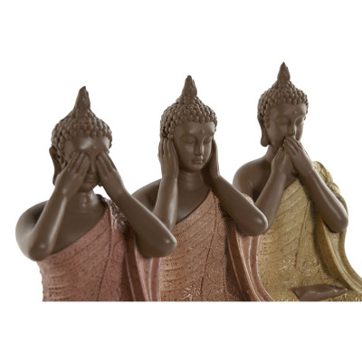 Figurine Décorative Home ESPRIT Orange Corail Citron Résine Buda Oriental 9 x 6 x 13 cm (3 Unités) Figurine Décorative Home ESPRIT Orange Corail Citron Résine Buda Oriental 9 x 6 x 13 cm (3 Unités)