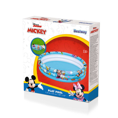 Bestway Piscine Gonflable Disney Mickey  Friends 122x25 cm 2 Ans Jardin 91007