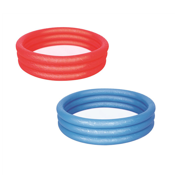 Bestway Piscine Gonflable Enfant 3 Anneaux Eco Couleur Assortie 102x25 cm 2 Ans Jardin 51024